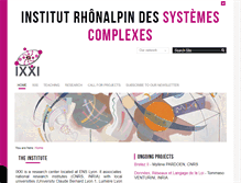 Tablet Screenshot of ixxi.fr